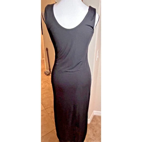 I.N.C. International Concepts Women's Tie Front Midi Dress Black Size Small 4-8 - Picture 5 of 12